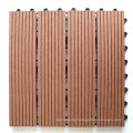 Durable WPC Wood Plastic Composite Decking Interlocking Puzzle Floor for Outdoor DIY WPC Tile